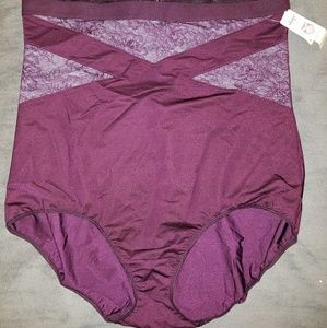 Eggplant Lane Bryant shaper brief